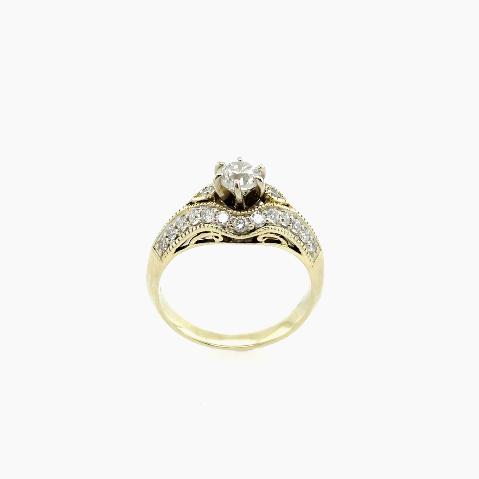 14K SI1 Diamond Ring, Size 6.5