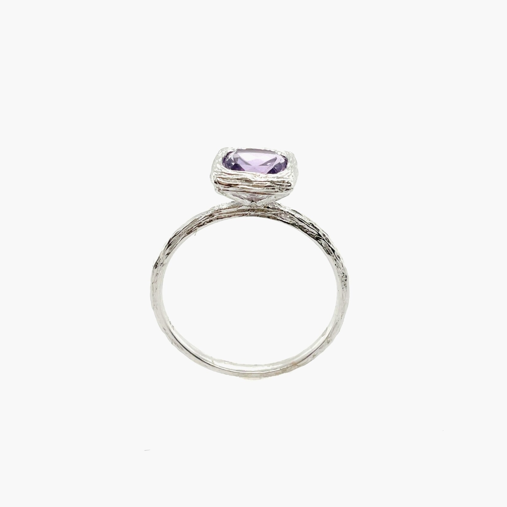 14K Ladies Amethyst Ring Size 7