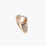 10K Rose Gold Ring, Size 7