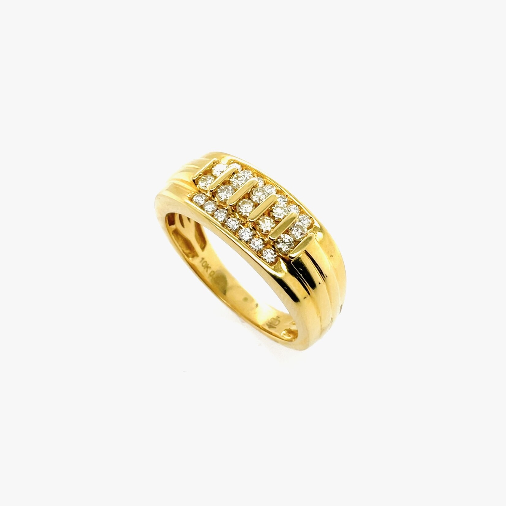10K Diamond Men's Ring 0.52 CTW  Size 10.25