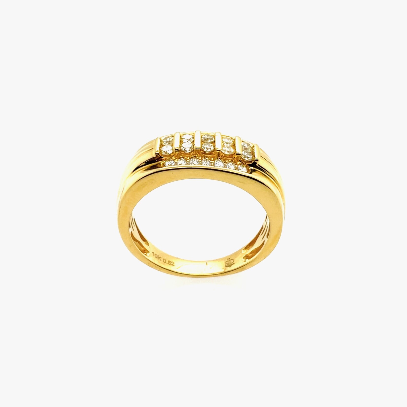10K Diamond Men's Ring 0.52 CTW  Size 10.25