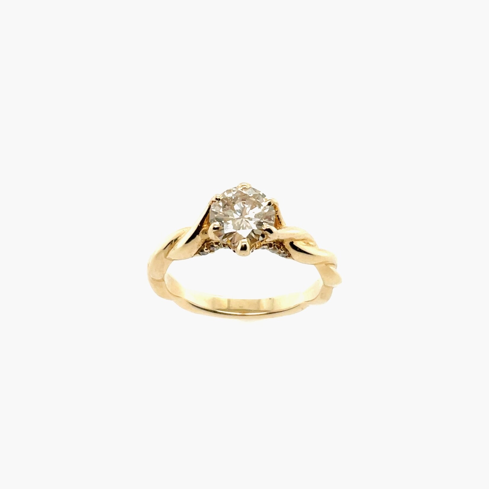 14K Yellow Gold Twisted Ring Size 6.5