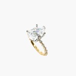 14K Pear engagement Ring Size 6