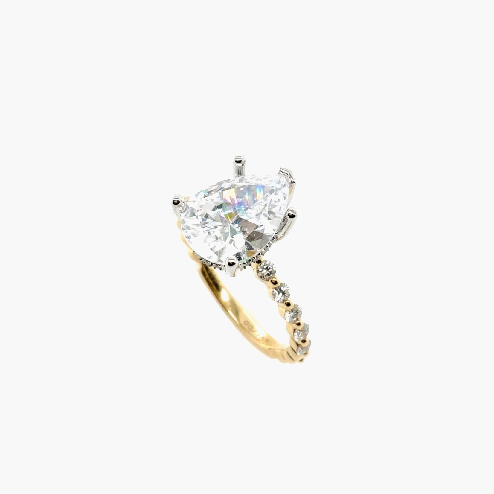 14K Pear engagement Ring Size 6
