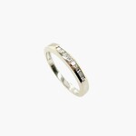 14 Kt W G Ladies Diamond Ring .35 Ctw Size 6.5