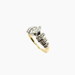 14K Yellow Gold Marquise Cut Size 6