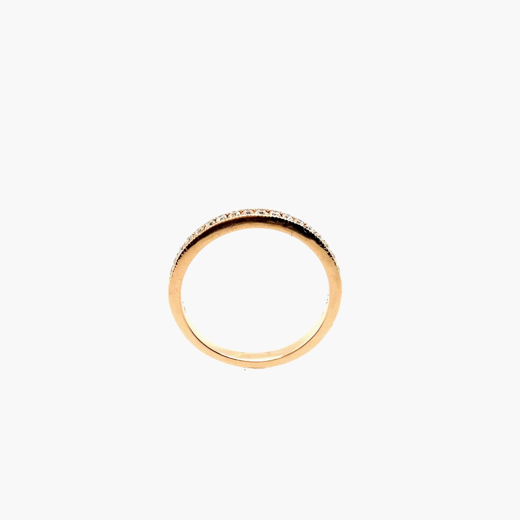 Diamond Ring Rose Gold Size 6