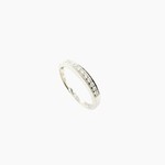 14Kt W G Ladies Dia Ring .14 Ctw Size 6