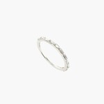 14K baguette Diamond Wedding Band Size 6