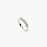 14KW Ladies Diamond Band, 0.20ct, Size 6