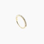 14KW Ladies Diamond Band, 0.40ct, Size 6
