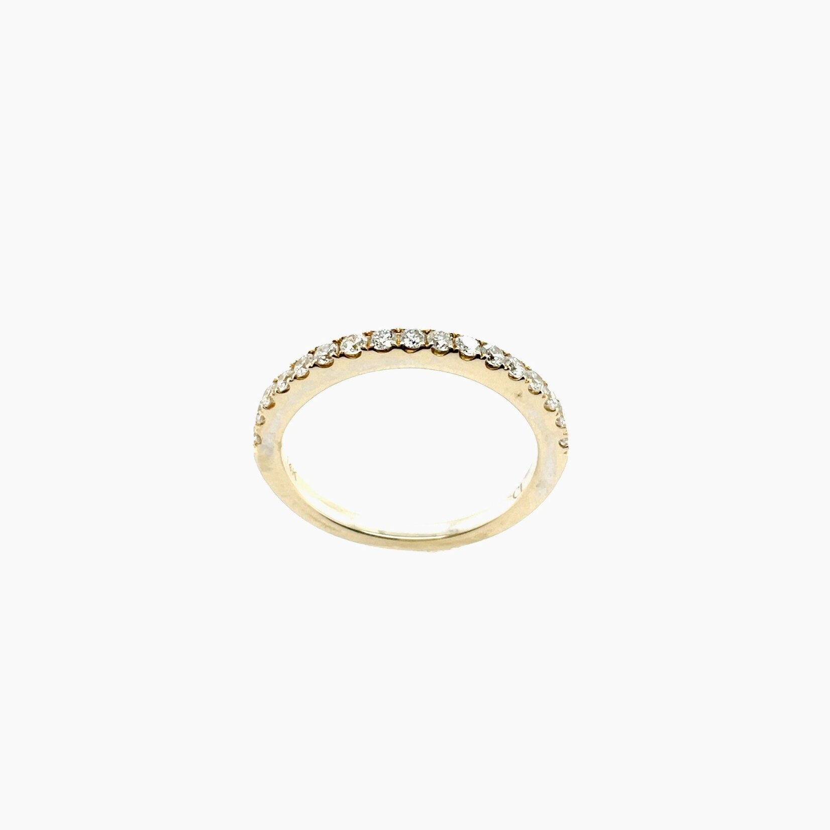 14KW Ladies Diamond Band, 0.40ct, Size 6
