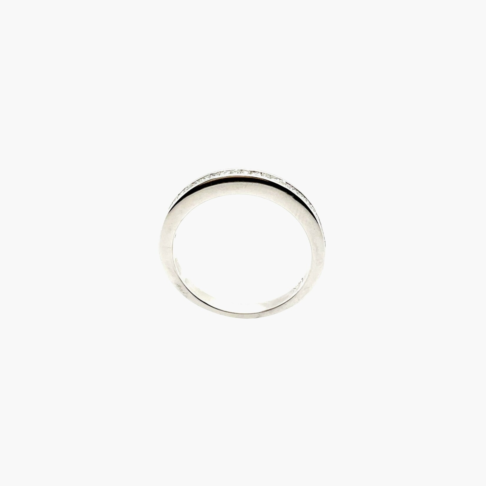 14 Kt White Gold Ladies Diamond Band, 0.40ct, #6