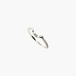 14Kt WG Ladies Diamond Band #6 .18 Ctw, Size 6.25