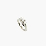 Millenia 14K 3 Princess Diamond Ring Size 5.5