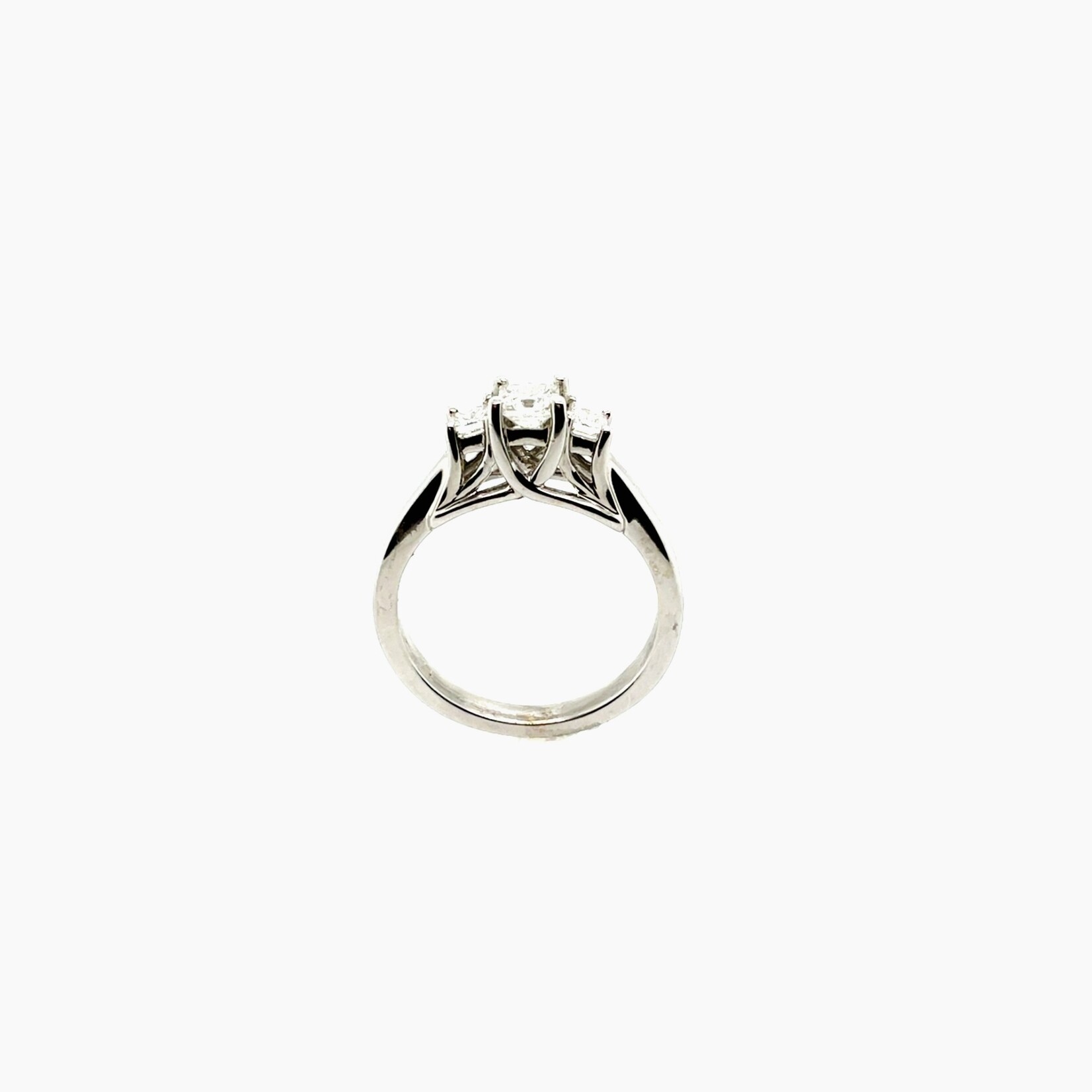 Millenia 14K 3 Princess Diamond Ring Size 5.5