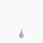 14k WG Chalcedony Necklace