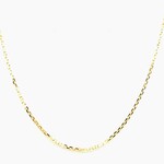 Z's Creations 14K Yellow Gold Cable Chain, 18"