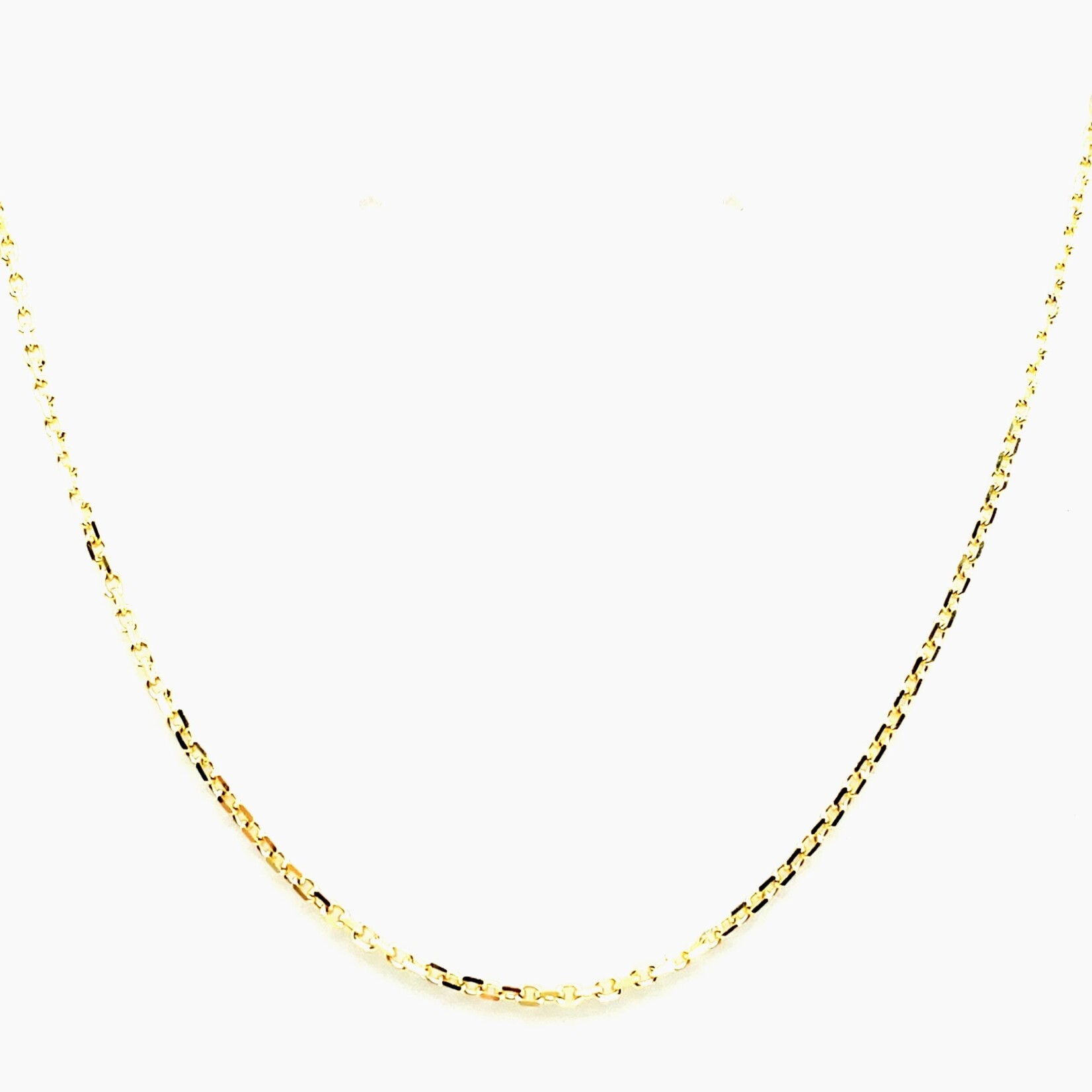 Z's Creations 14K Yellow Gold Cable Chain, 18"