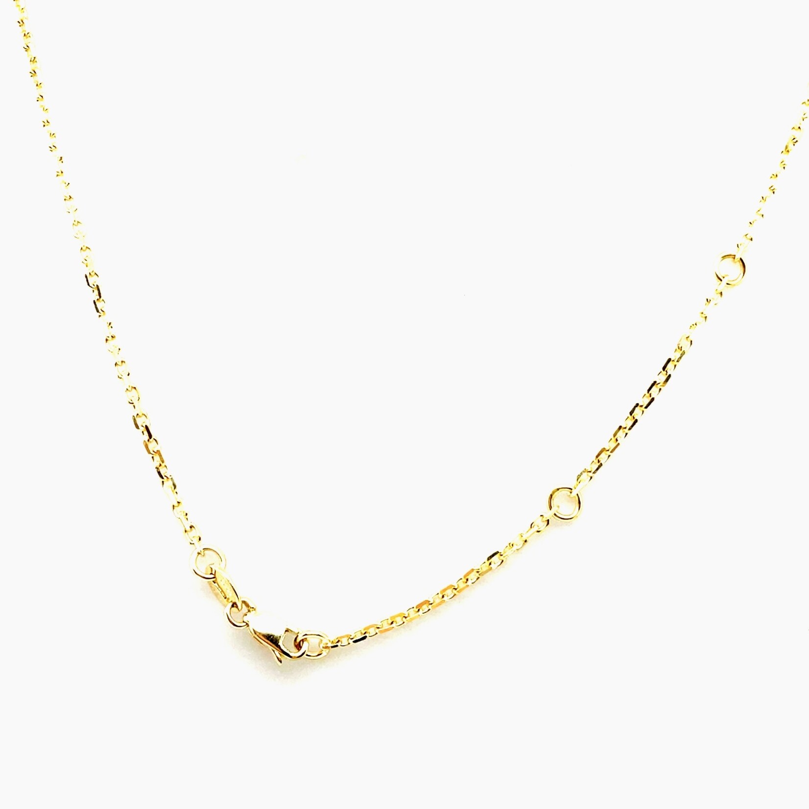 Z's Creations 14K Yellow Gold Cable Chain, 18"
