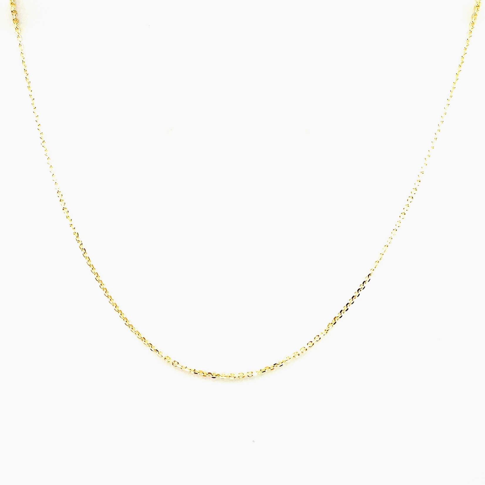 Z's Creations 14k yellow gold cable chain, 18"