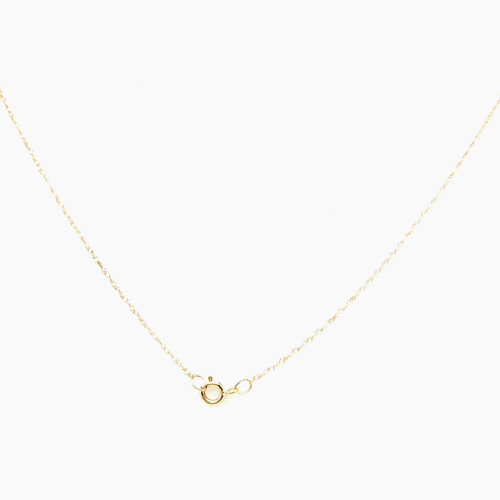 10 KT YG 5mm Cr. Alexandrite Heart Necklace w/18"