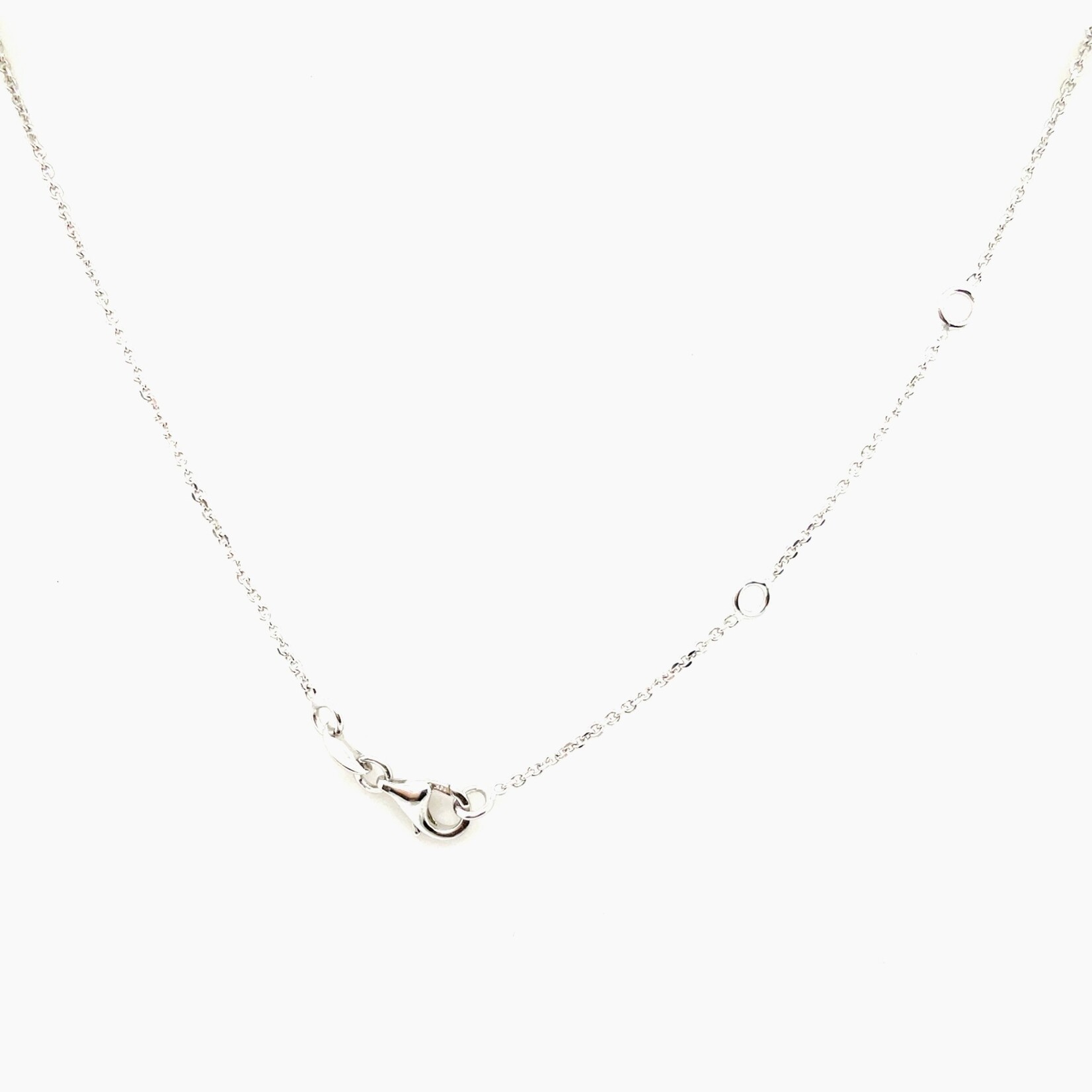 Z's Creations 14K White Gold 18" Cable Chain