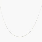 White Gold Baby Wheat Chain
