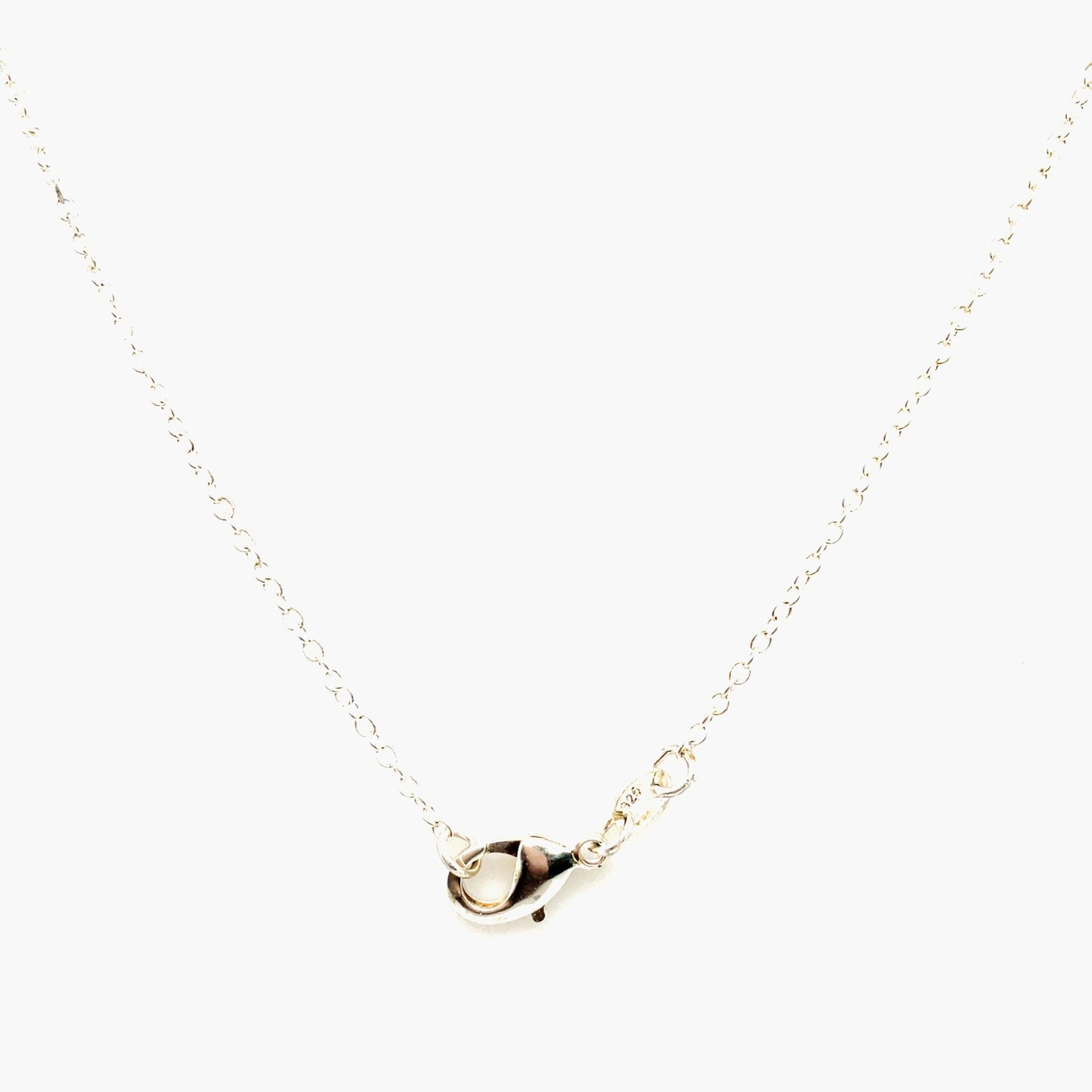Sterling Silver 18" Cable Chain & Virgin Pendant