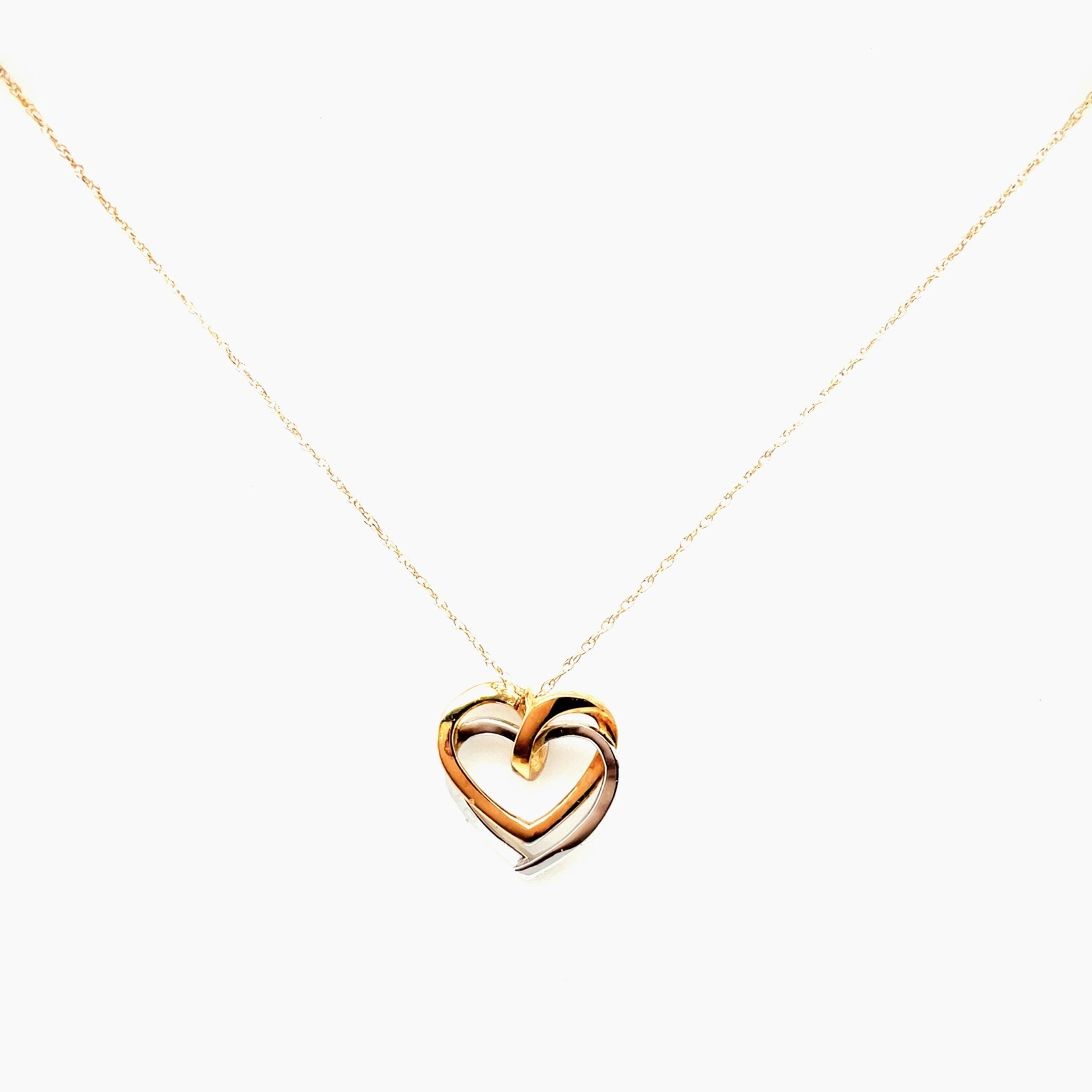 14 Kt YG 16" Chain / Heart Pendant