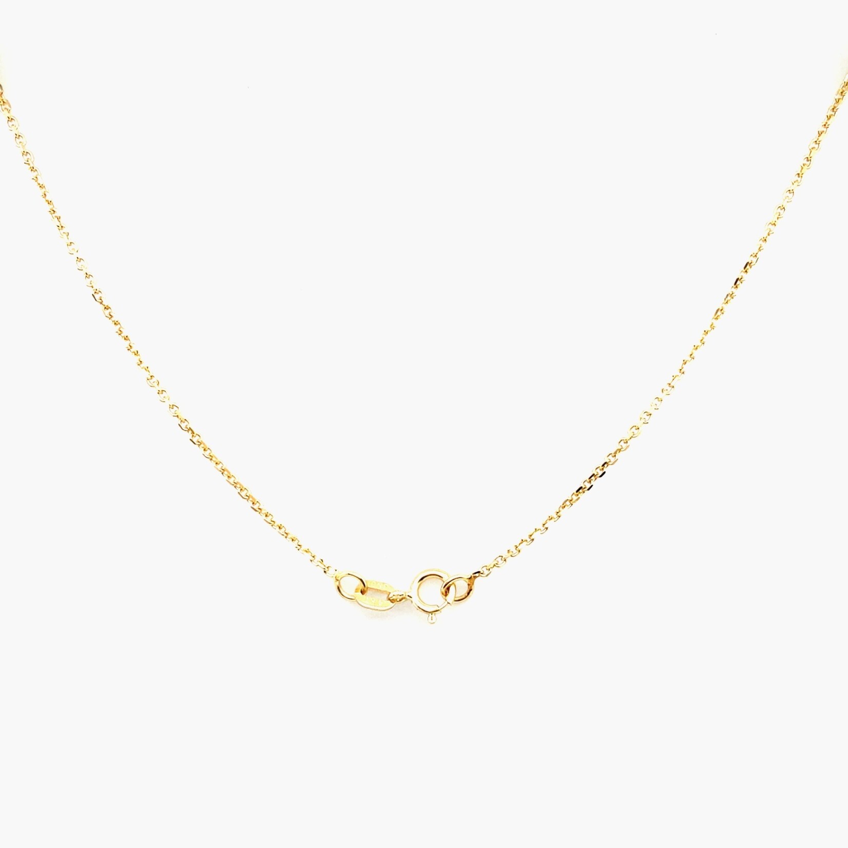 14 Kt Yellow Gold Ladies Multi-color Necklace