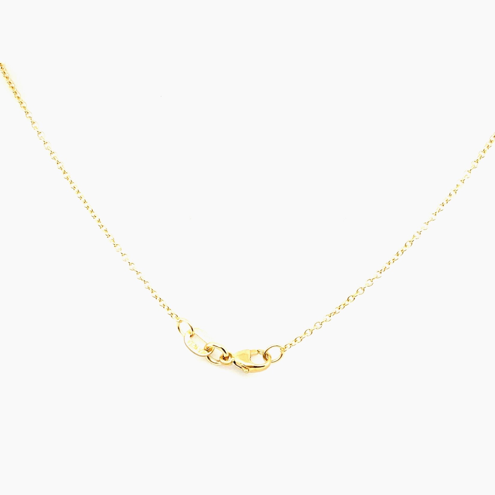 14 Kt Yellow Gold Pave Fancy Cross