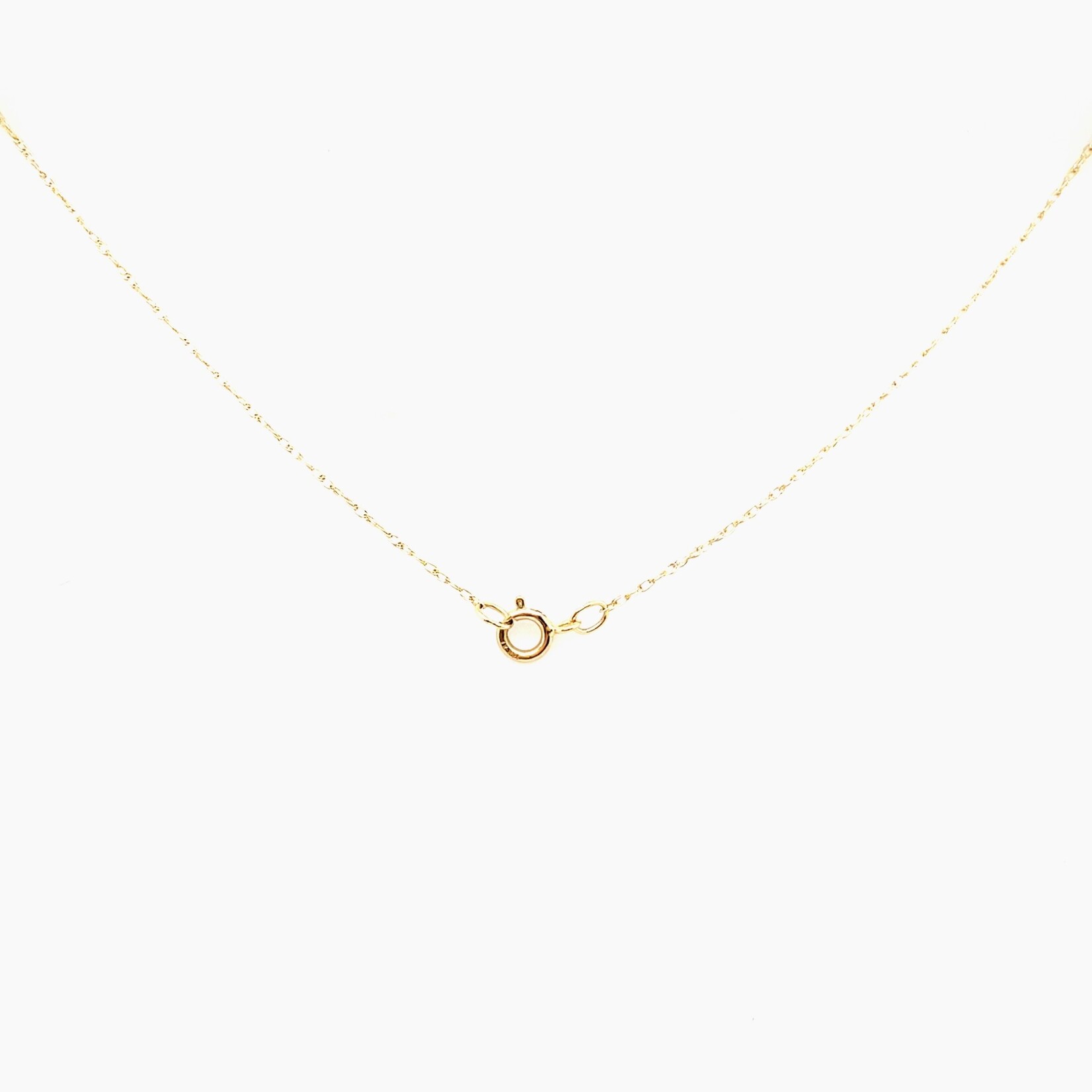 14Kt YG 11mm Freshwater Pearl Necklace, 18" Chain .01 Ctw