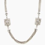 Silver Euphoria Necklace, 36"