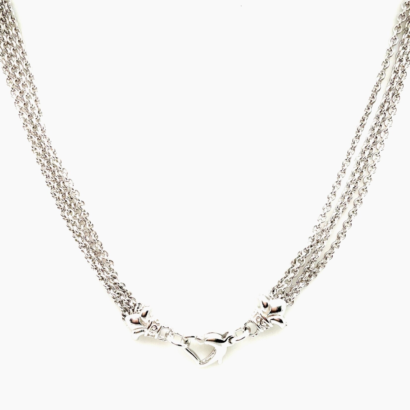 Silver Euphoria Necklace,18"