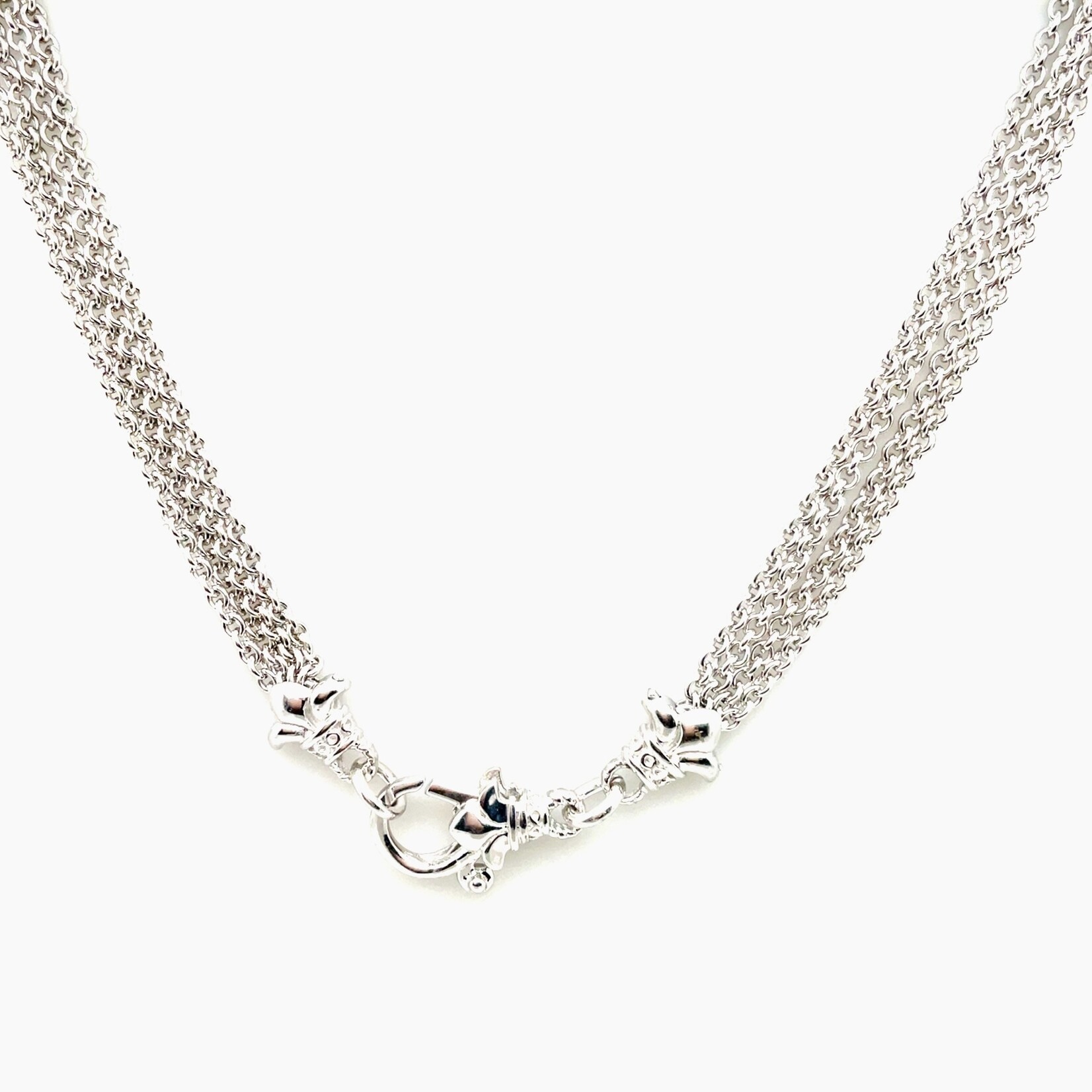 Sterling Silver & Diamond Accent Necklace (36")