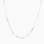 14 Kt White Gold  Necklace 18"