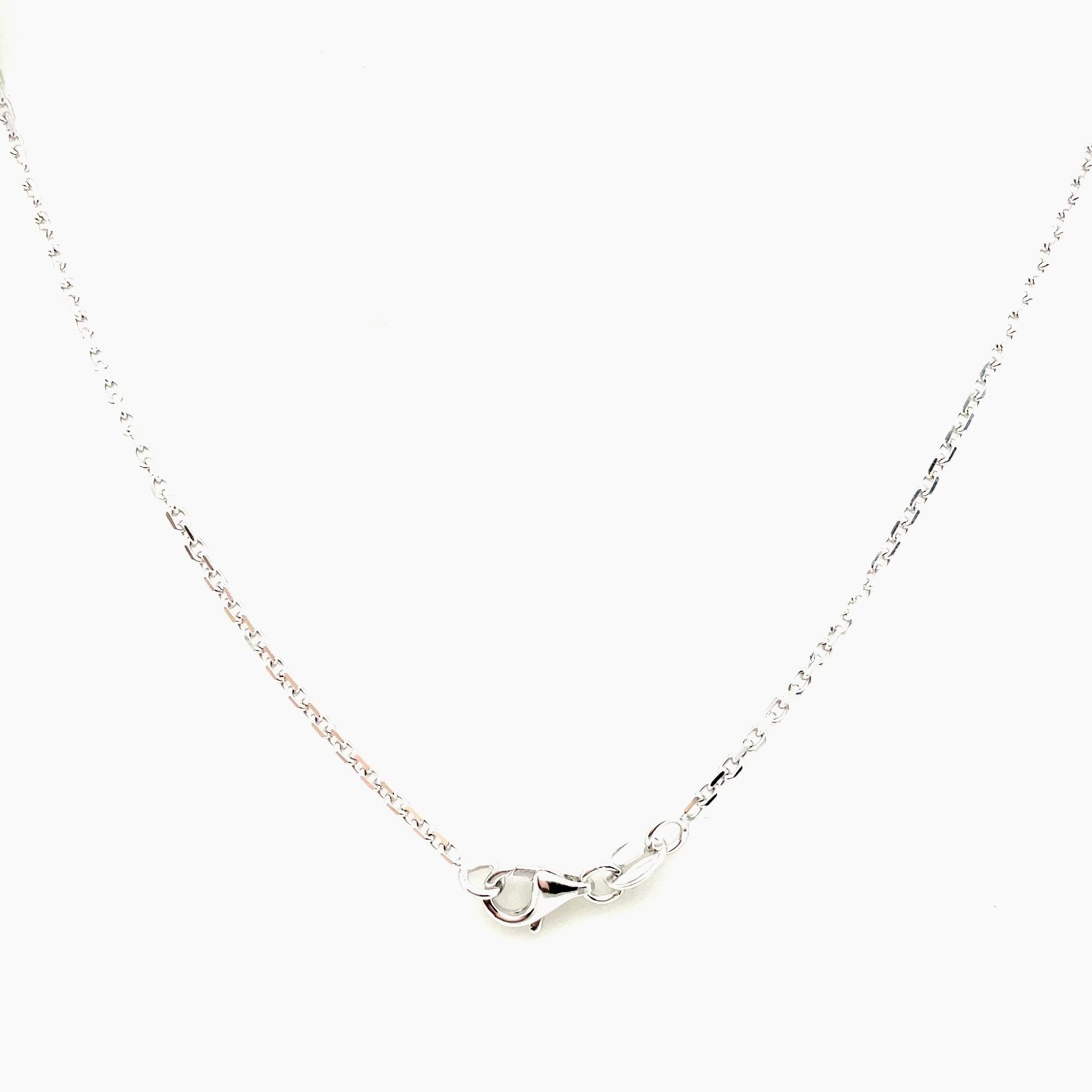 14 Kt White Gold  Necklace 18"