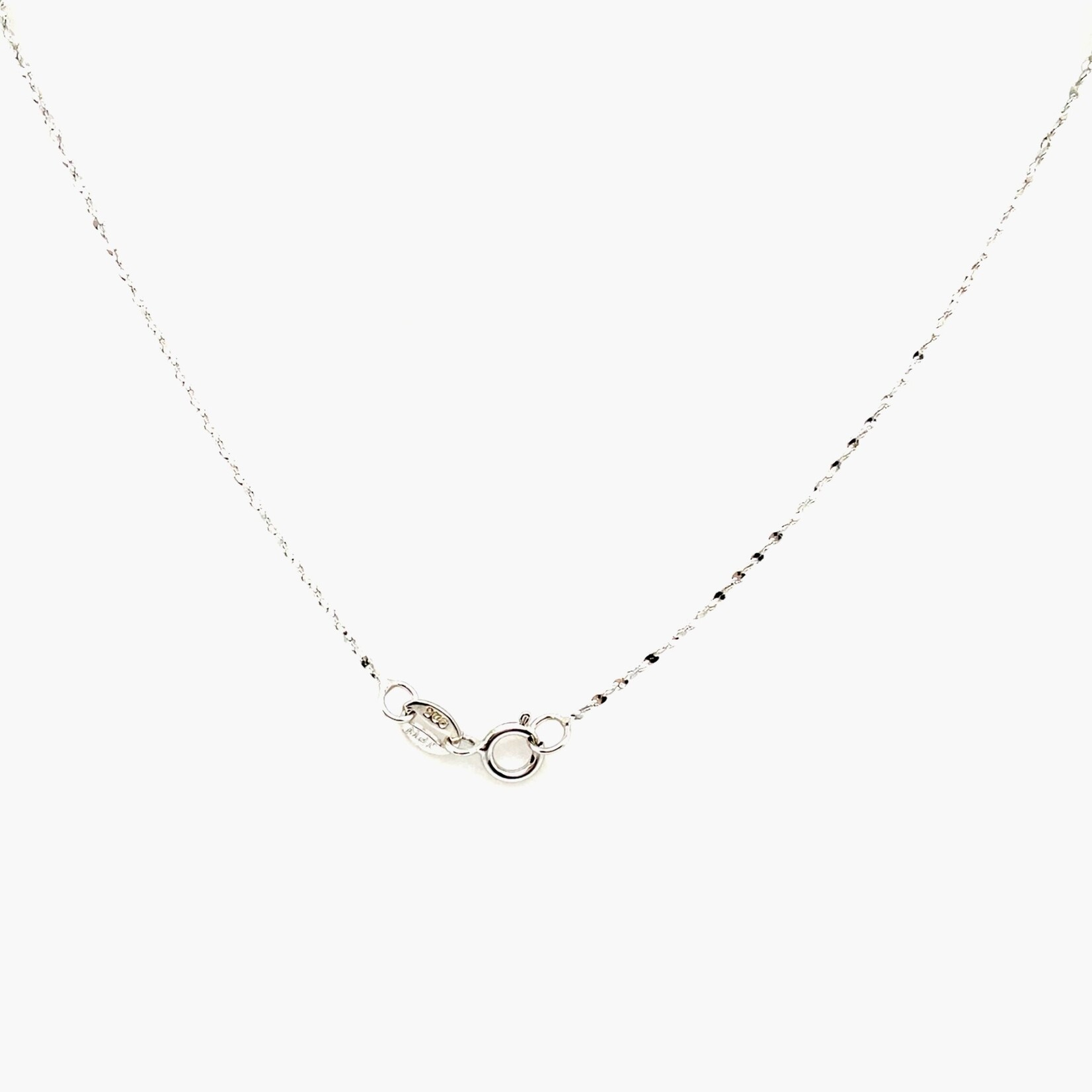 Sterling Silver & Black 8.5mm Pearl Necklace