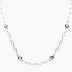 Sterling Silver Lab Grn Dia Adj 18 to 20" Necklace  1.35 Ctw