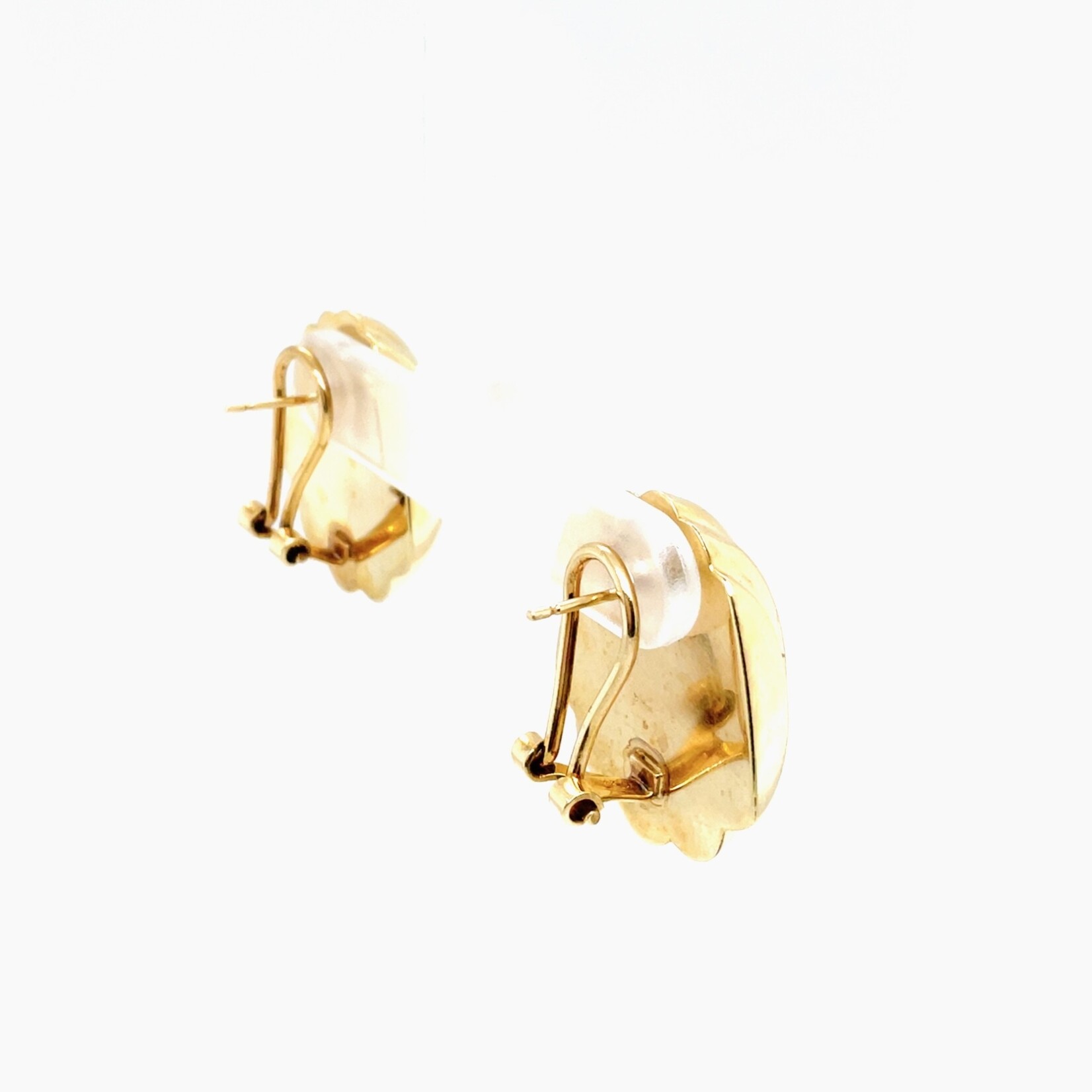 14k yellow gold lite vintage earrings