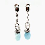 Makuti .925 Aquamarine Earrings