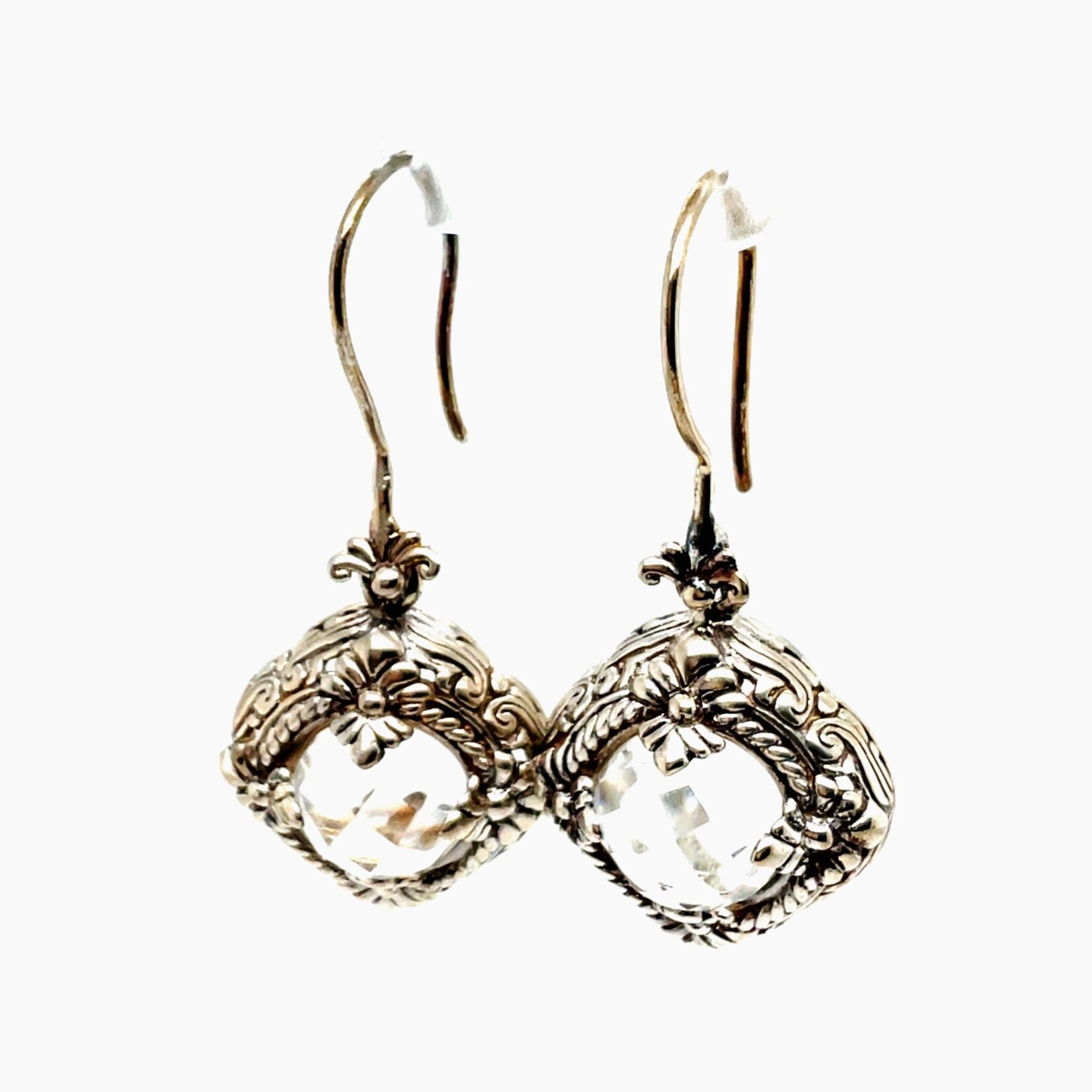 Sterling Silver Quartz Earrings