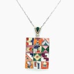 Colorful Geometric Necklace