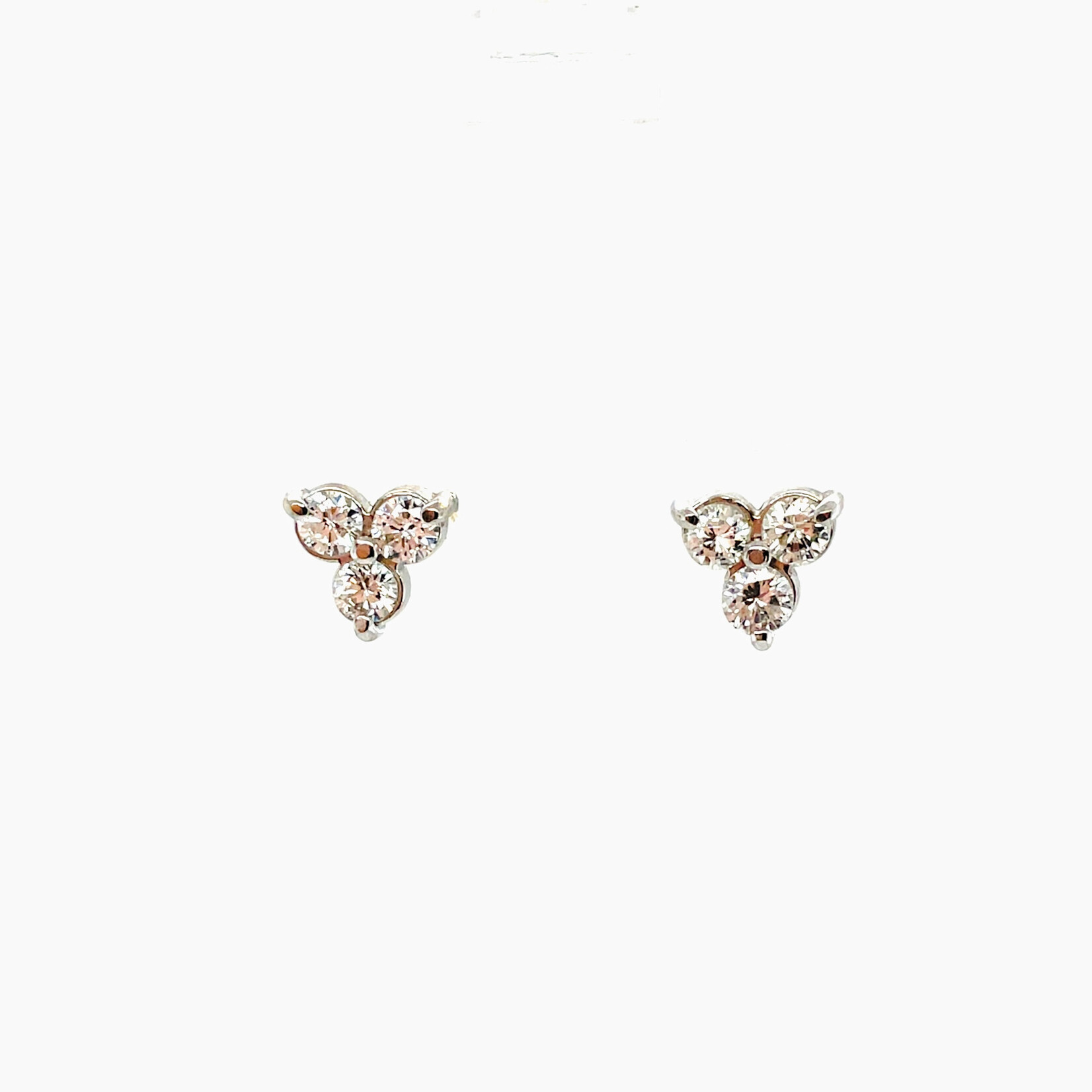 14 Kt Ladies Diamond Earrings .6 Ctw