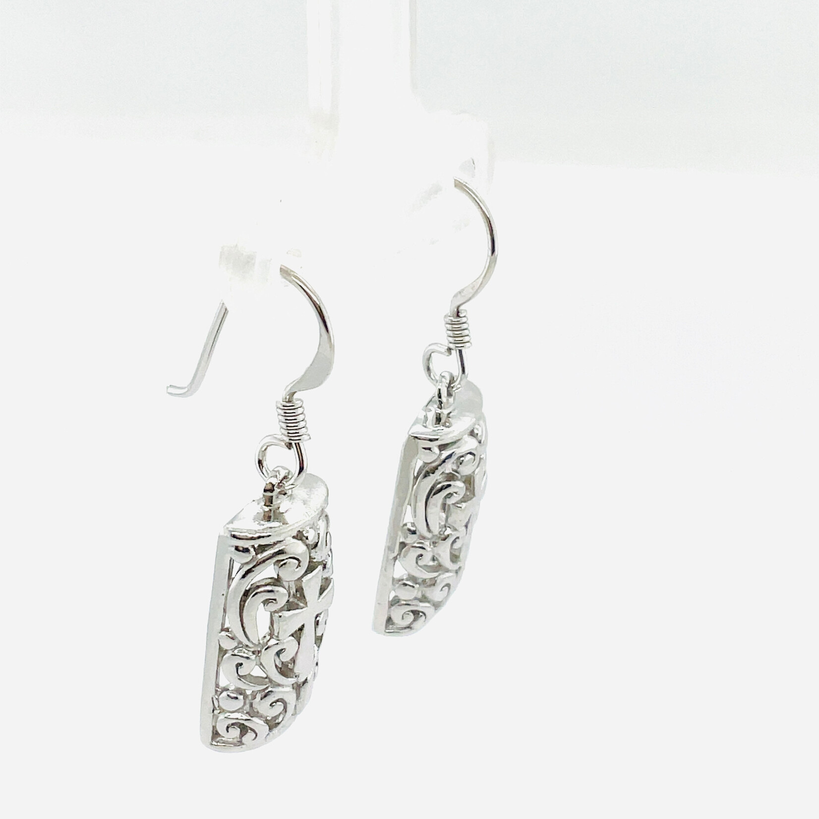 Sterling Silver Celtic Cross Earrings