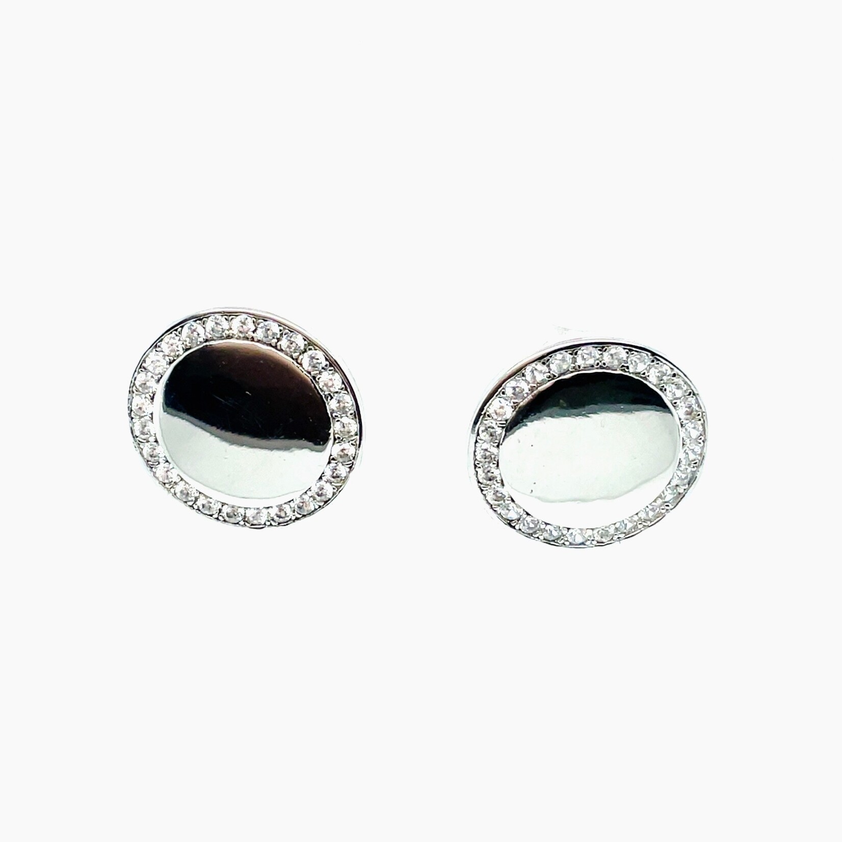 Ladies Sterling Silver Stud Earrings