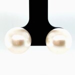 14KT WG 11mm Akoya Pearl Earrings