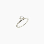 14KW Diamond Engagement Ring Size 6.5