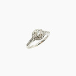 14KW Halo Engagement Ring Size 6